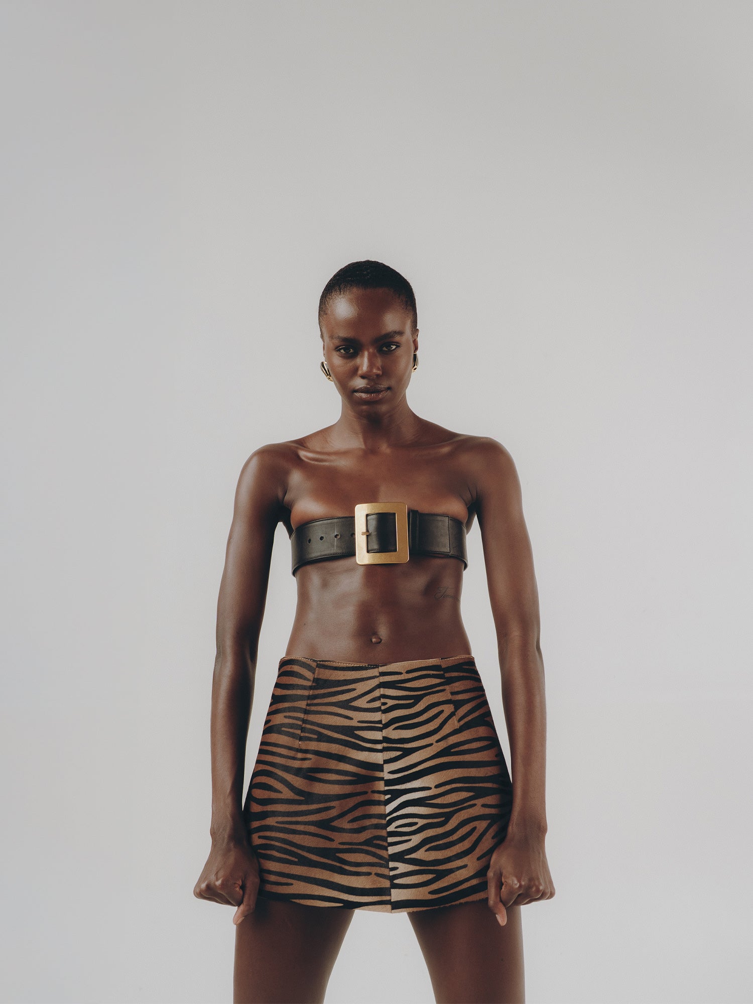 Zebra Tellier Mini Skirt
