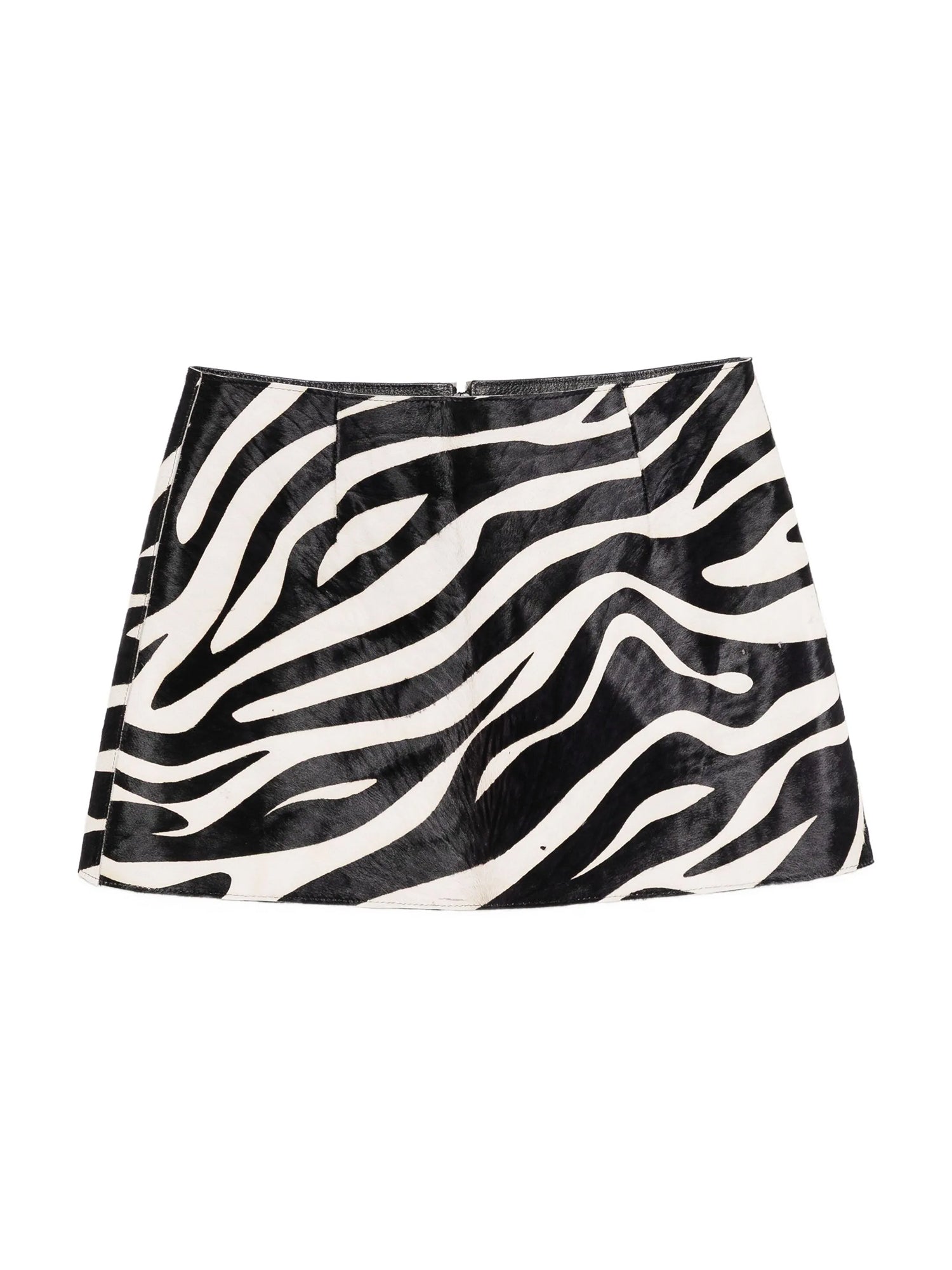 Thick Zebra Tellier Mini Skirt
