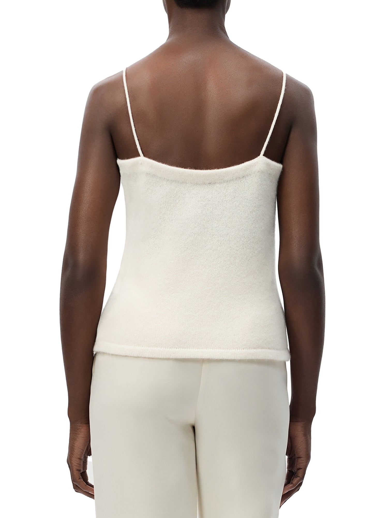 Beatrix Lace-Trimmed Cashmere-Silk Cami