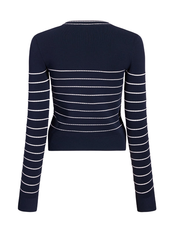 Faye Striped Cardigan