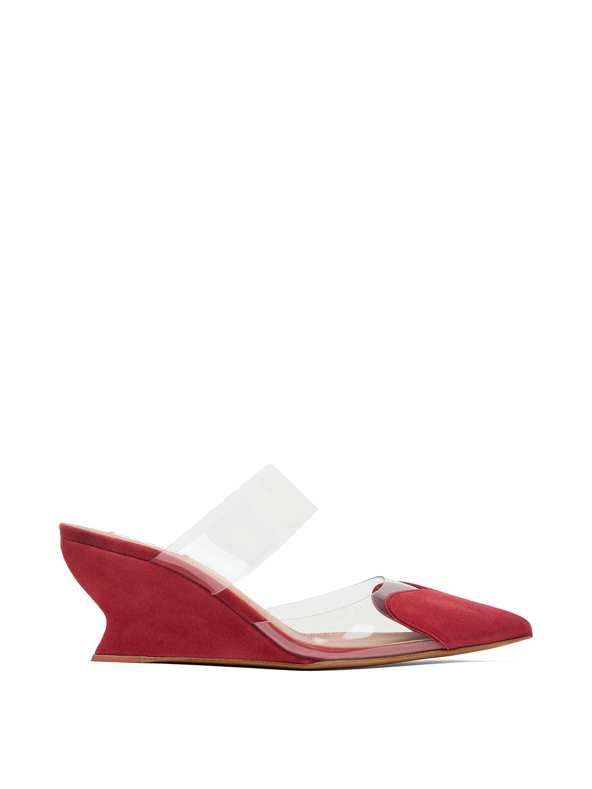 Le Cœur Suede Wedge Mules