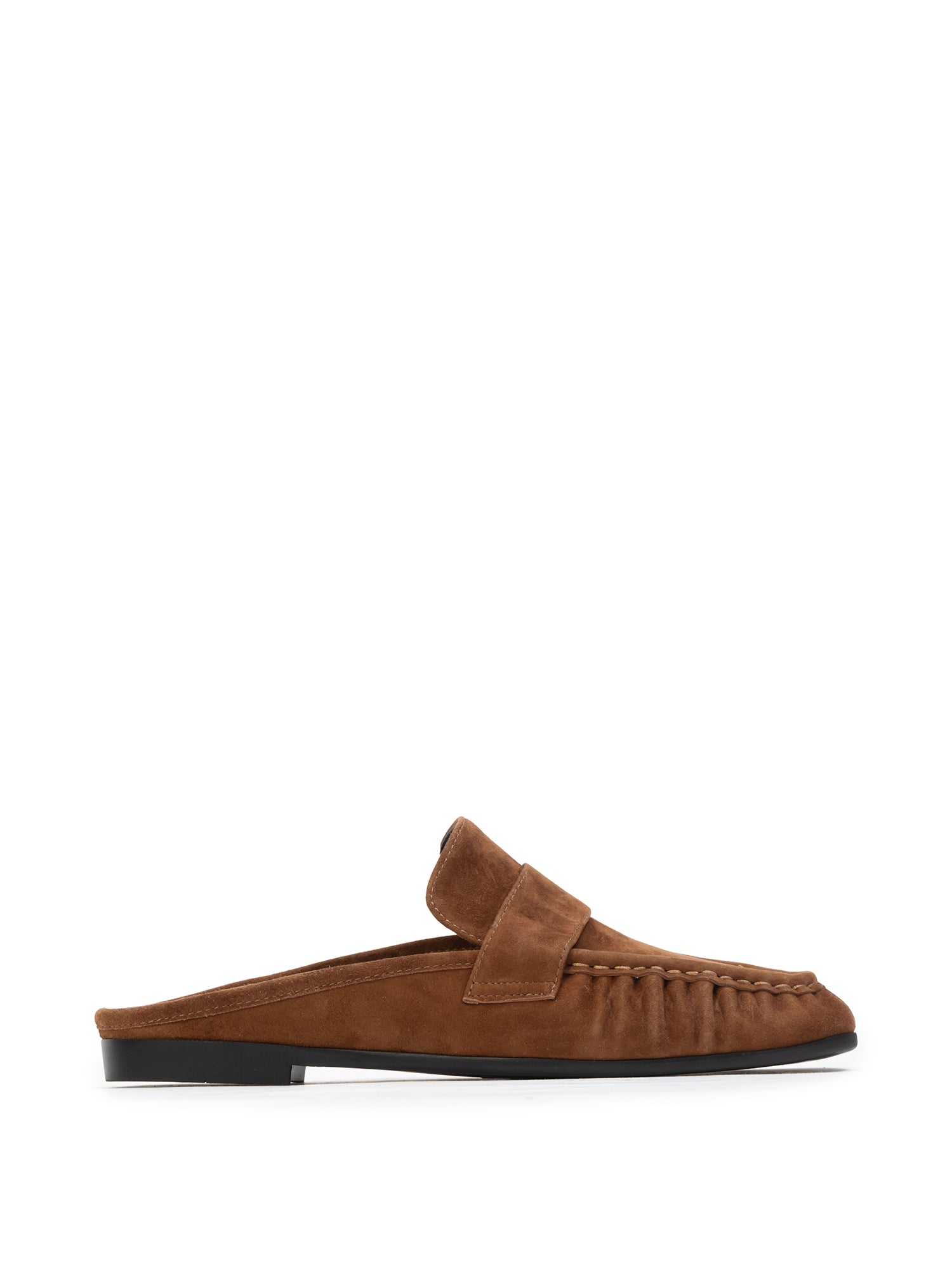 Suede Gabby Loafer Mules