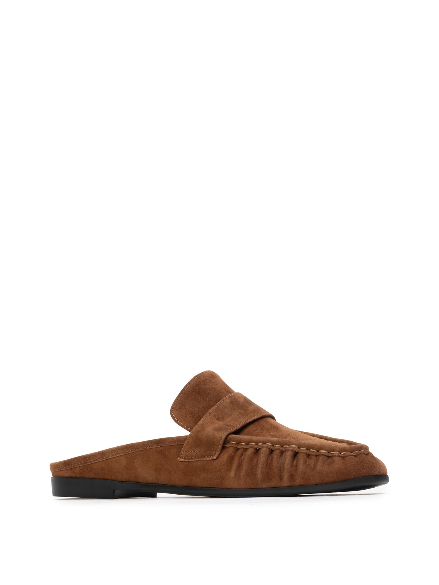 Suede Gabby Loafer Mules