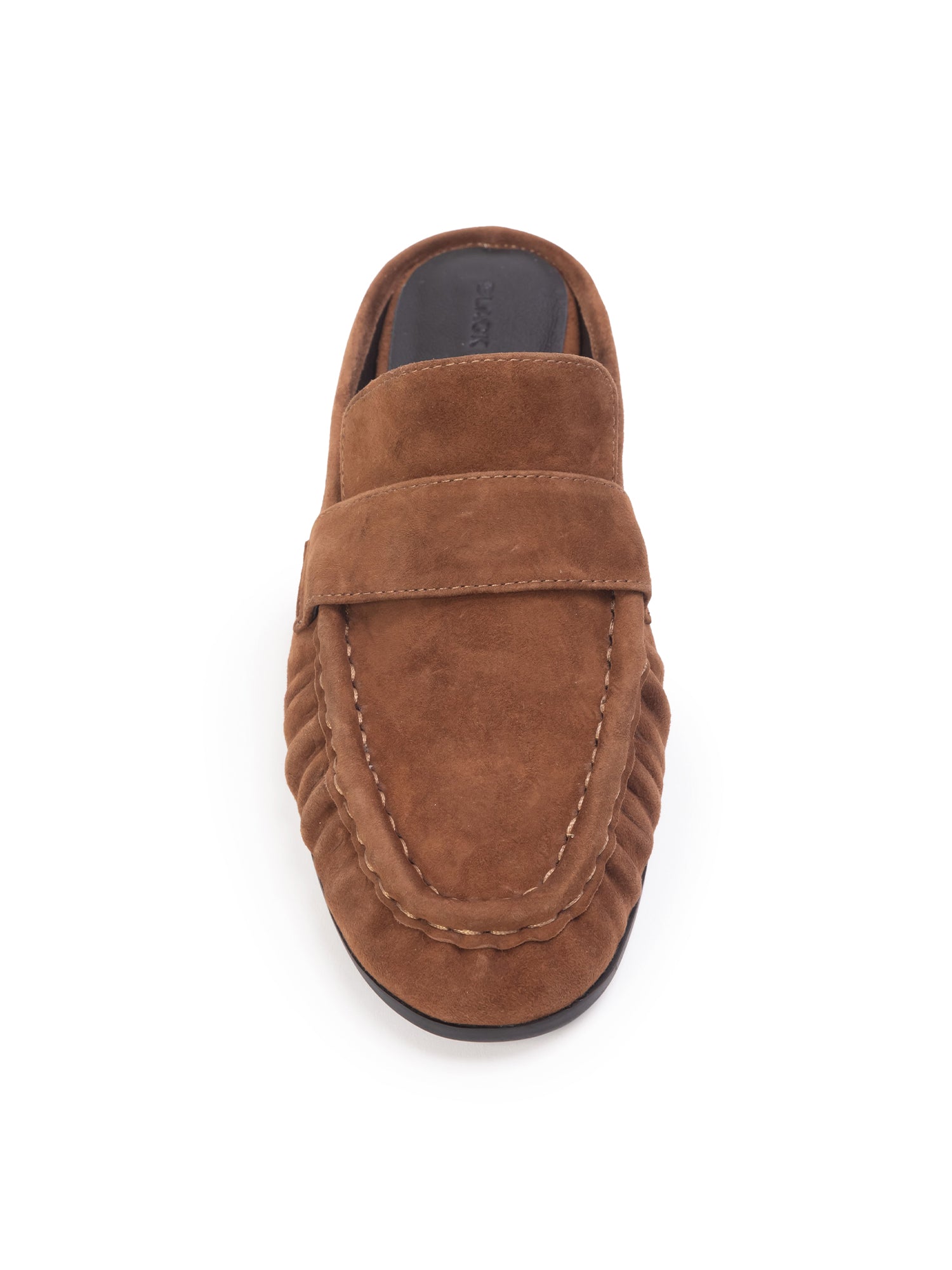 Suede Gabby Loafer Mules