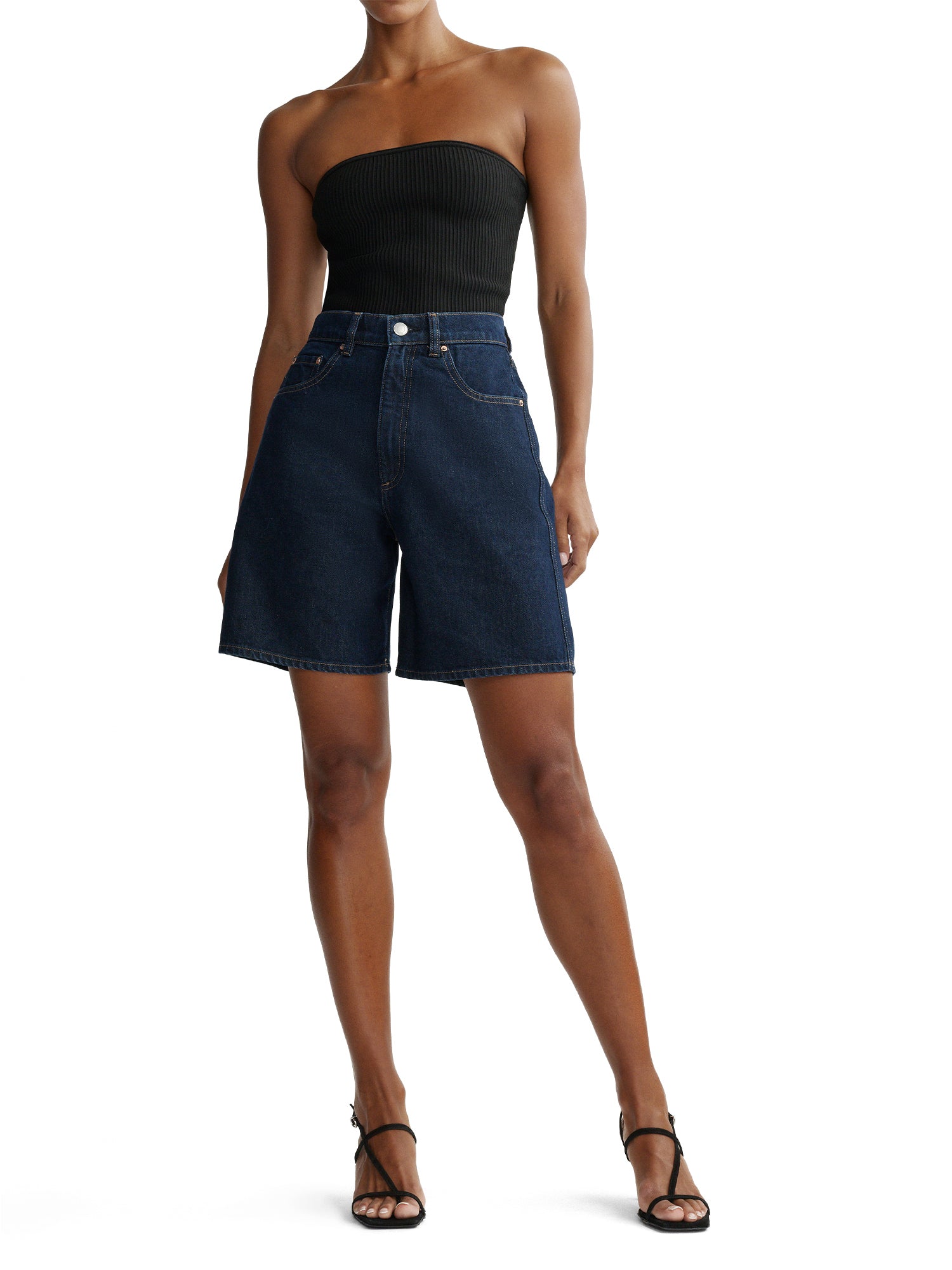 Taylor Relaxed High Rise Jean Shorts 7"