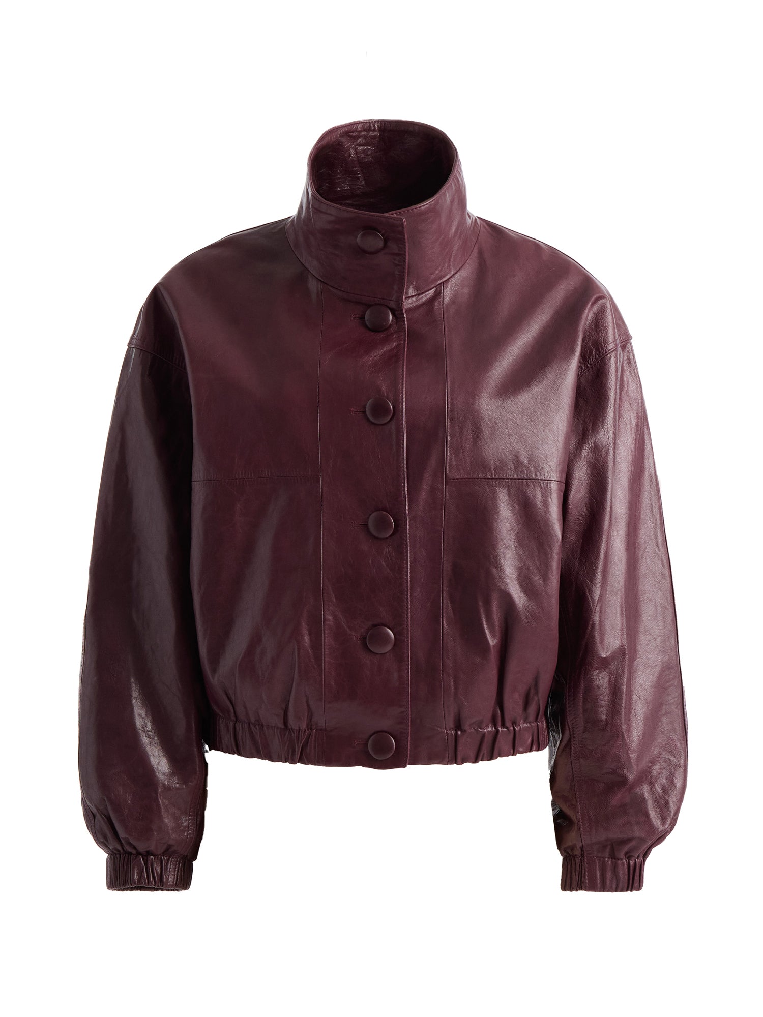 Kate Leather Bomber Jacket