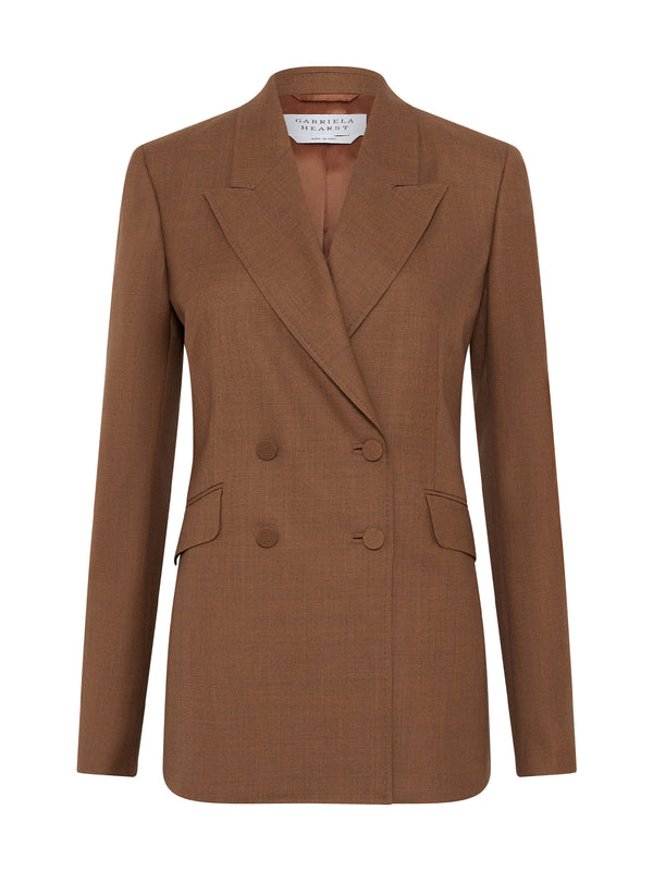 Angela Wool-Silk Blazer