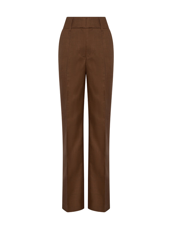 Cecilia Wool-Silk Pants