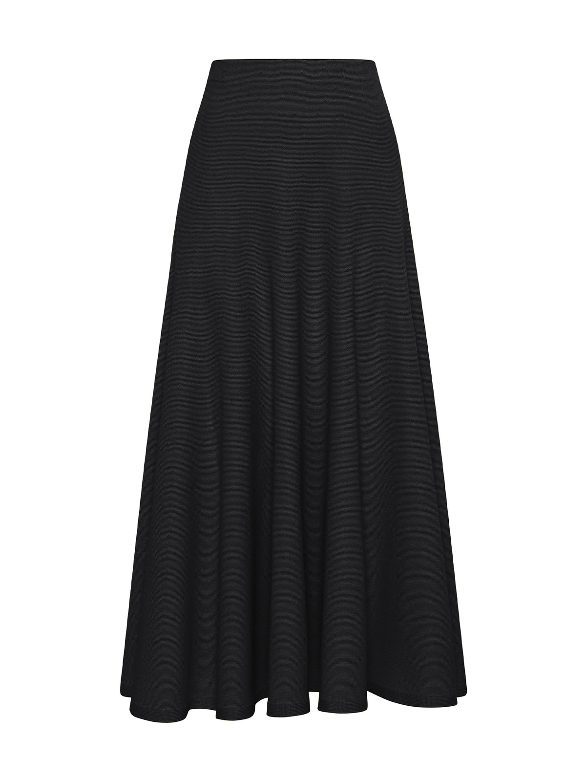 Cairan Wool Knit Midi Skirt