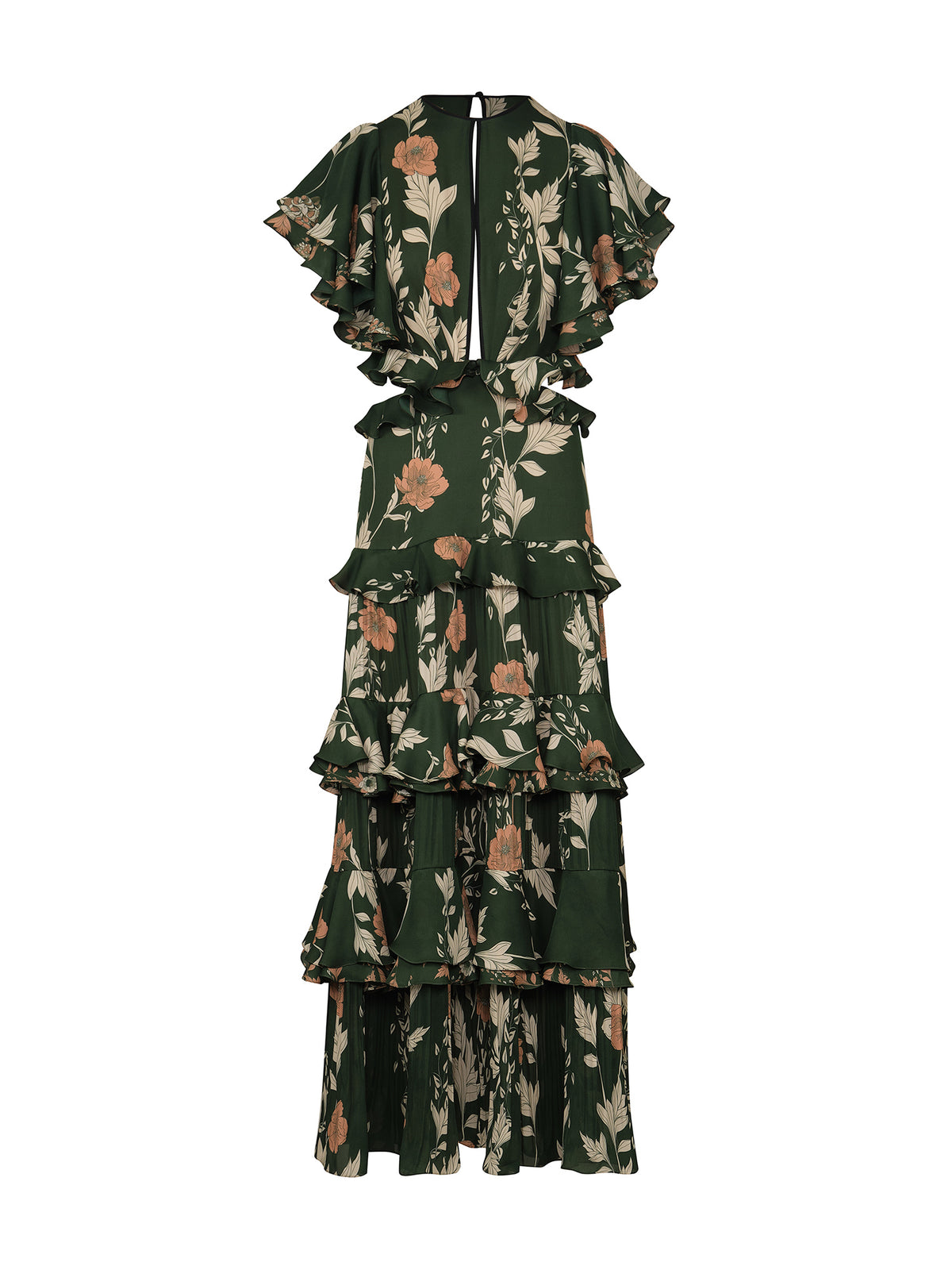 La Vie En Rose Silk Maxi Dress