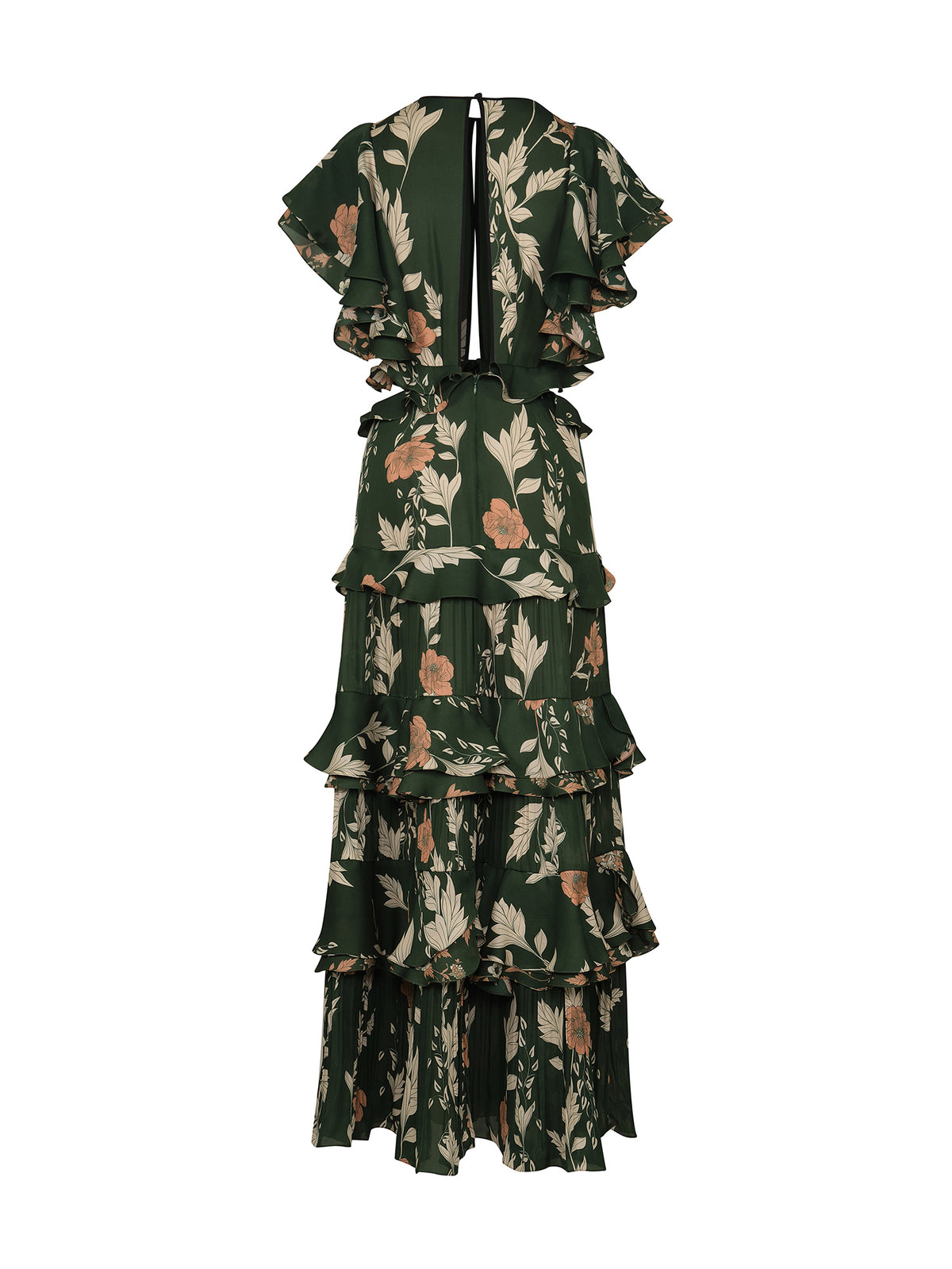 La Vie En Rose Silk Maxi Dress