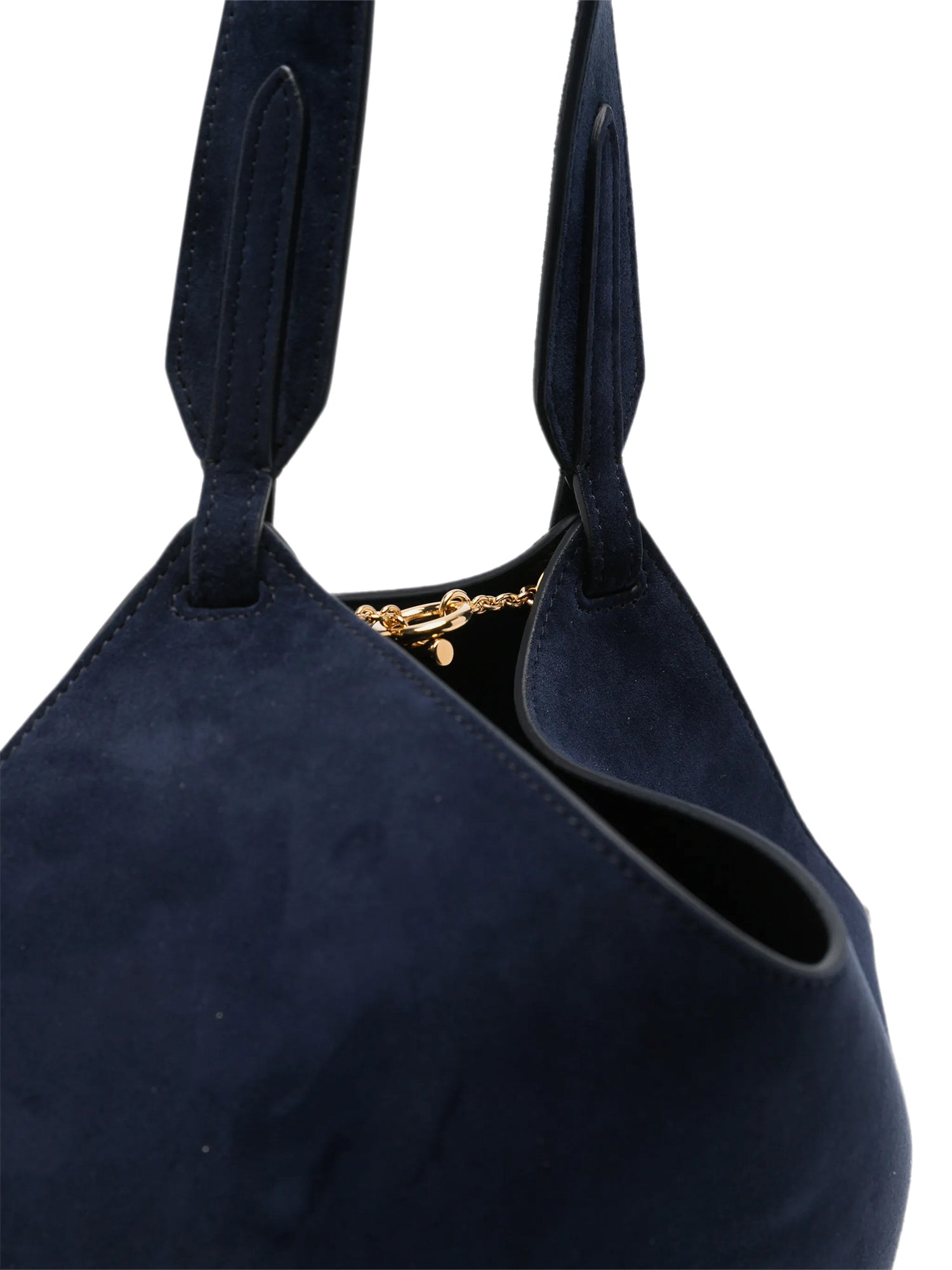 Suede Mini Lotus Tote