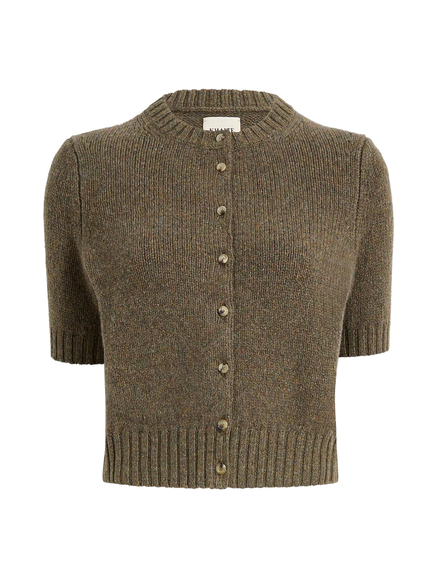 Nora Cashmere Short-Sleeve Cardigan