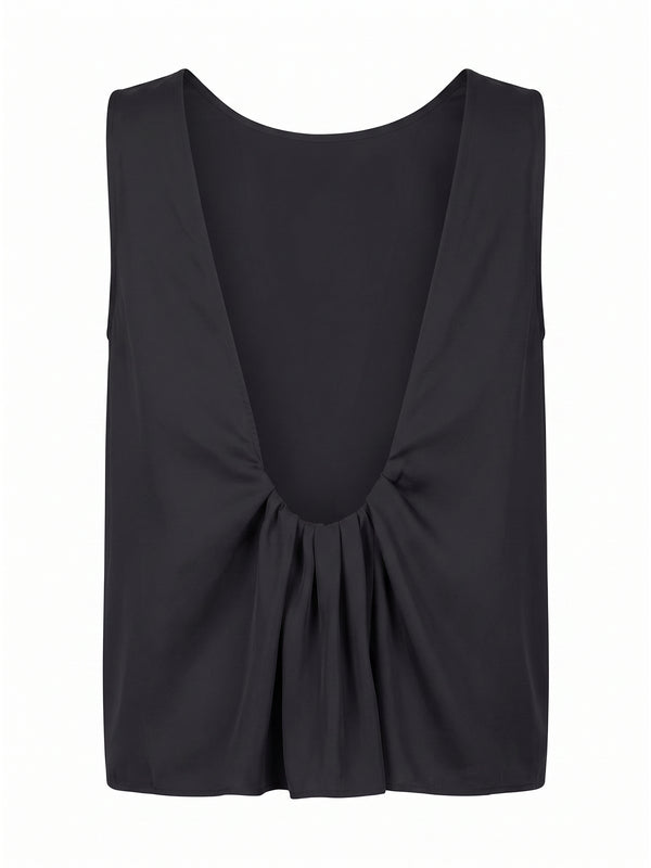 Gema Sleeveless Silk Top