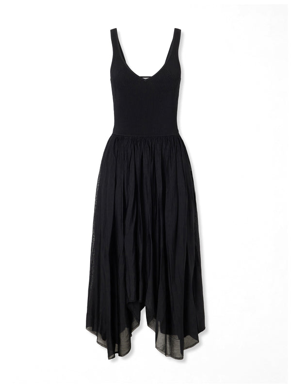 Wave Tank Midi Dress