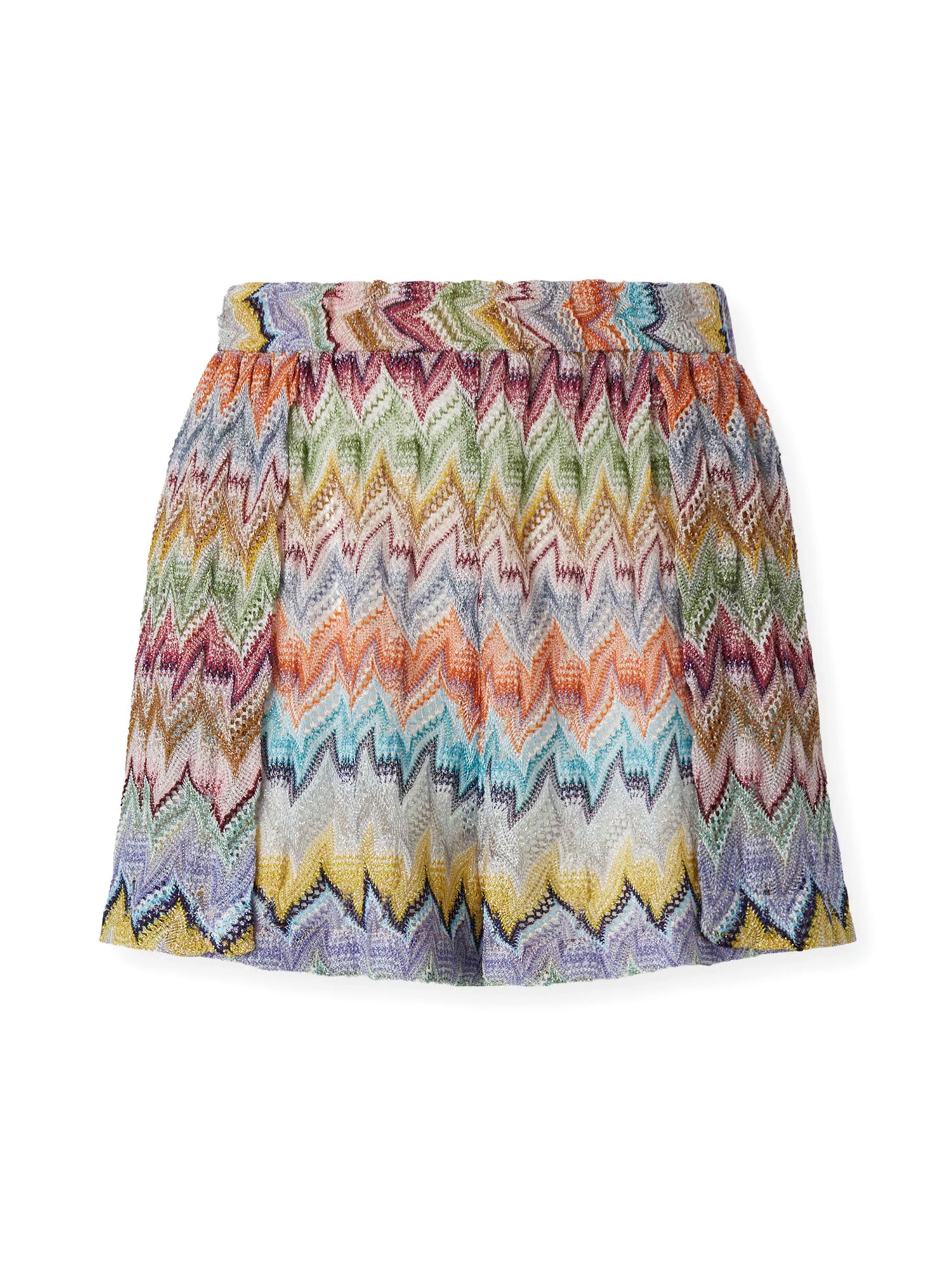 Lamé Cover-Up Shorts
