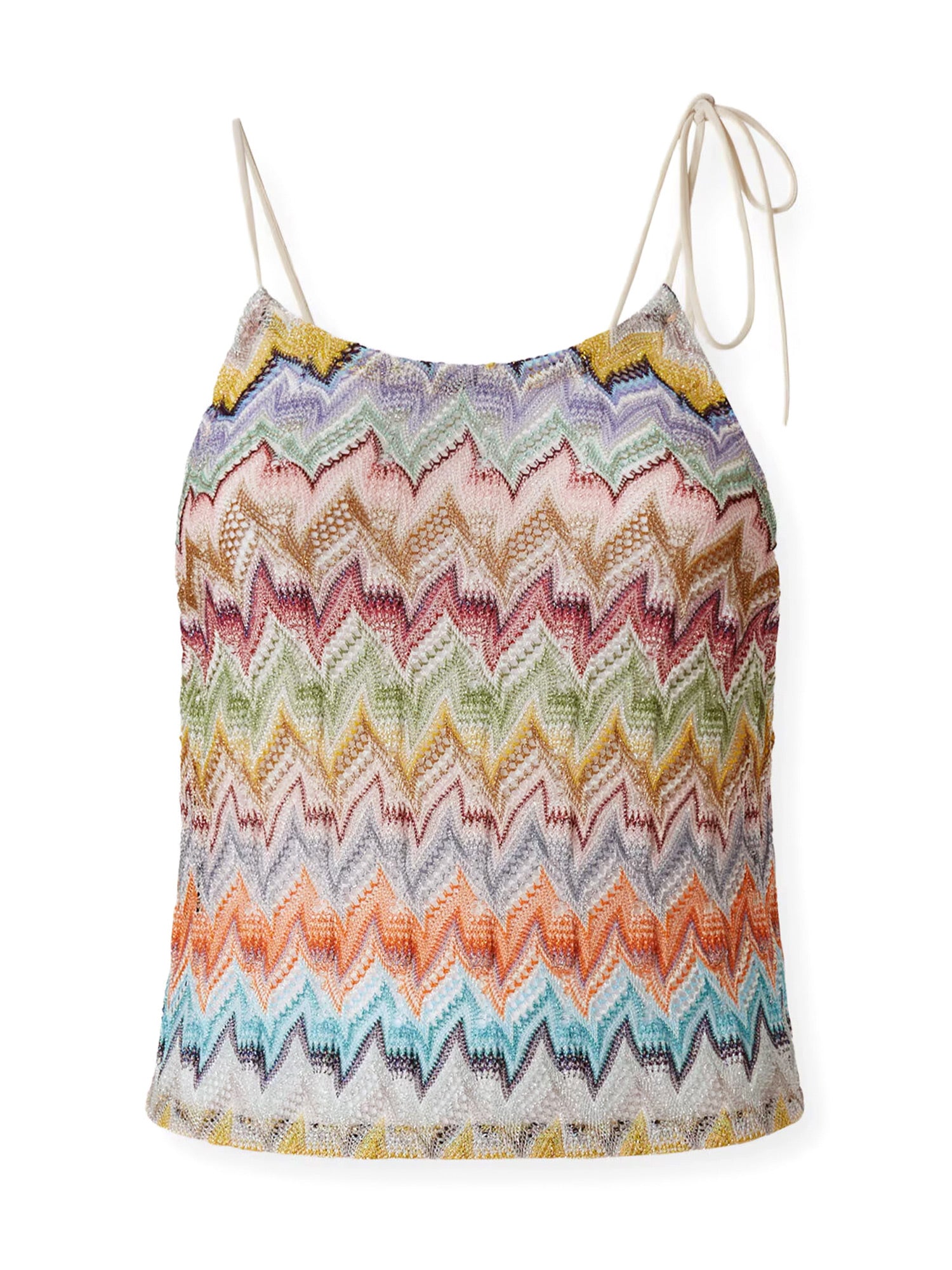 Lamé Cropped Tank