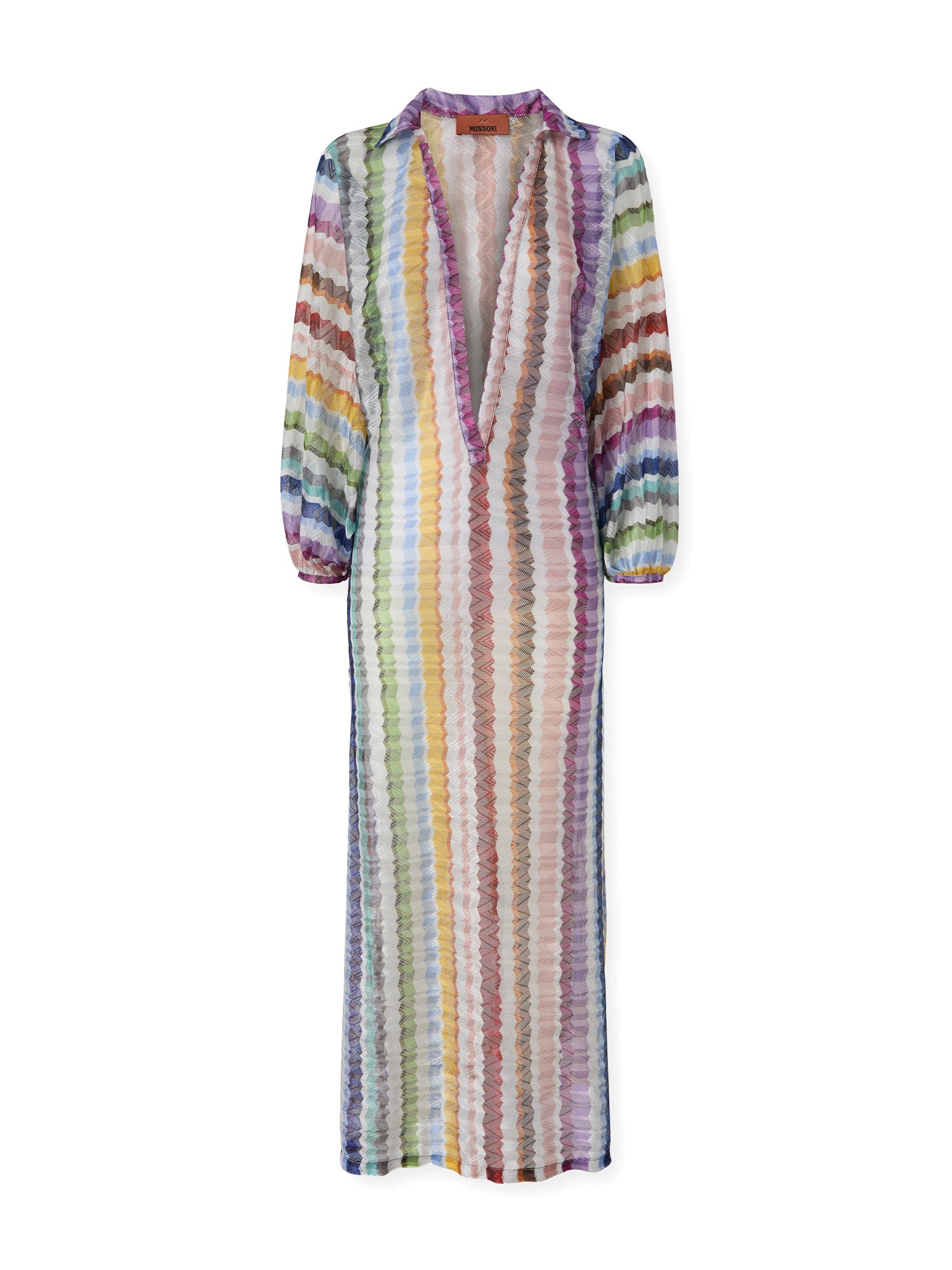 Zig Zag Cover-Up Maxi Dress