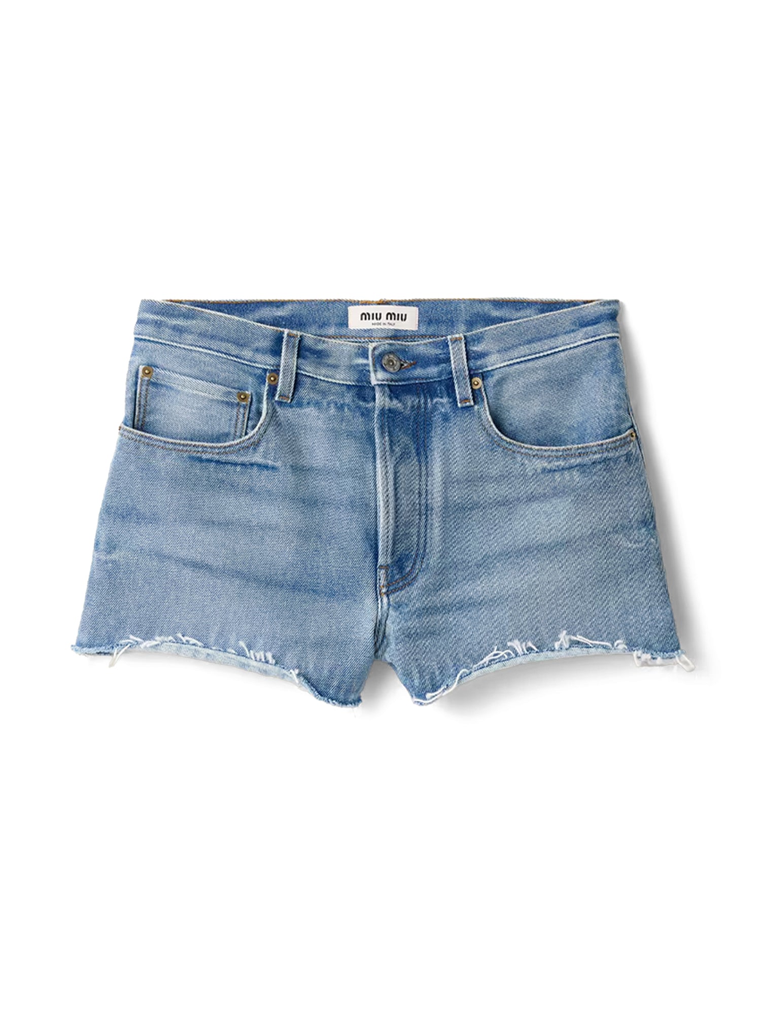 Miu Miu | Washed Denim Shorts – Kirna Zabête