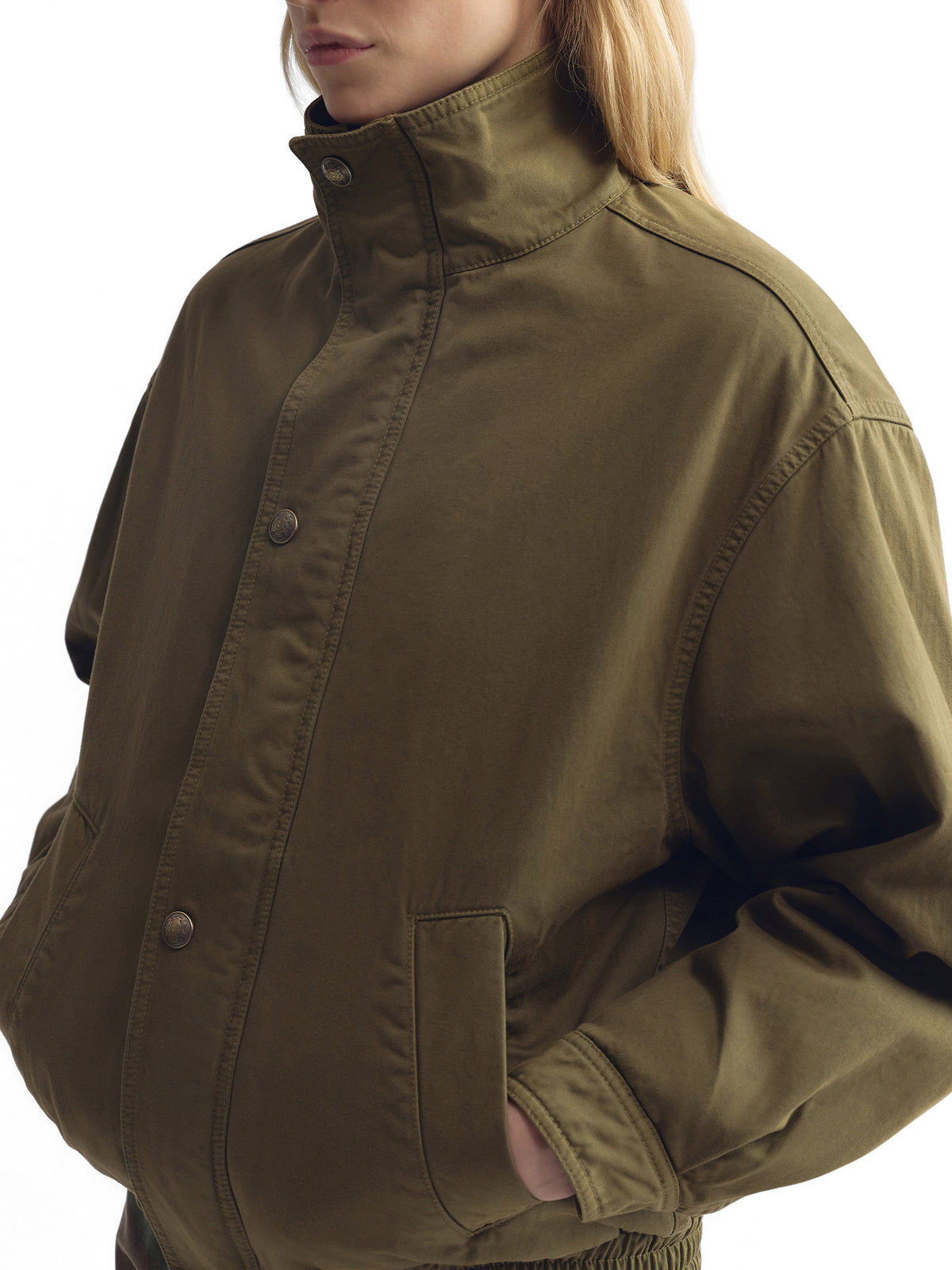 Klaire Cotton Blouson Jacket