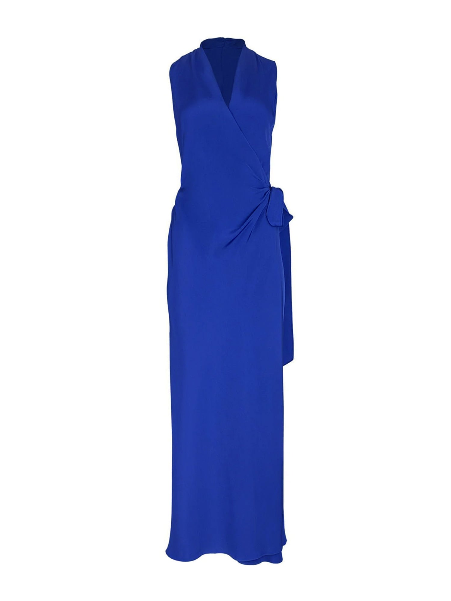 Vickie Silk Wrap Maxi Dress