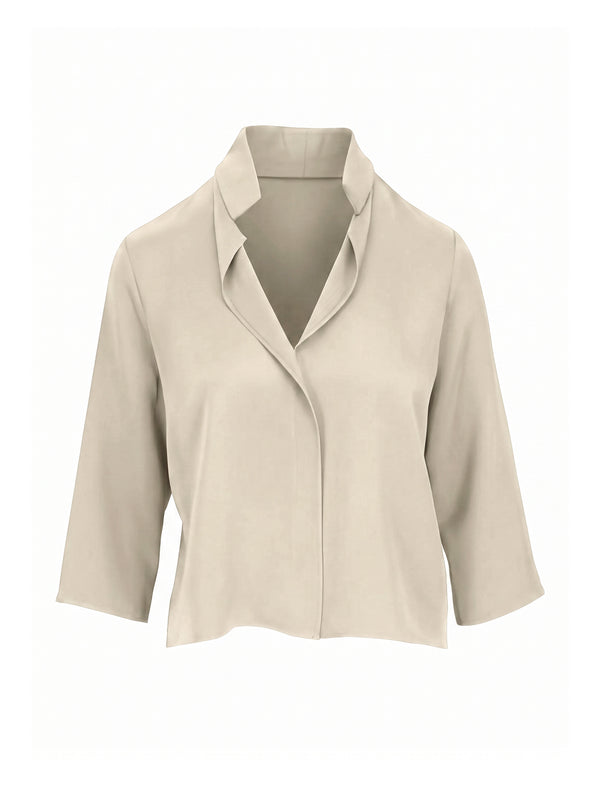 Squarefront Frolic Silk Top