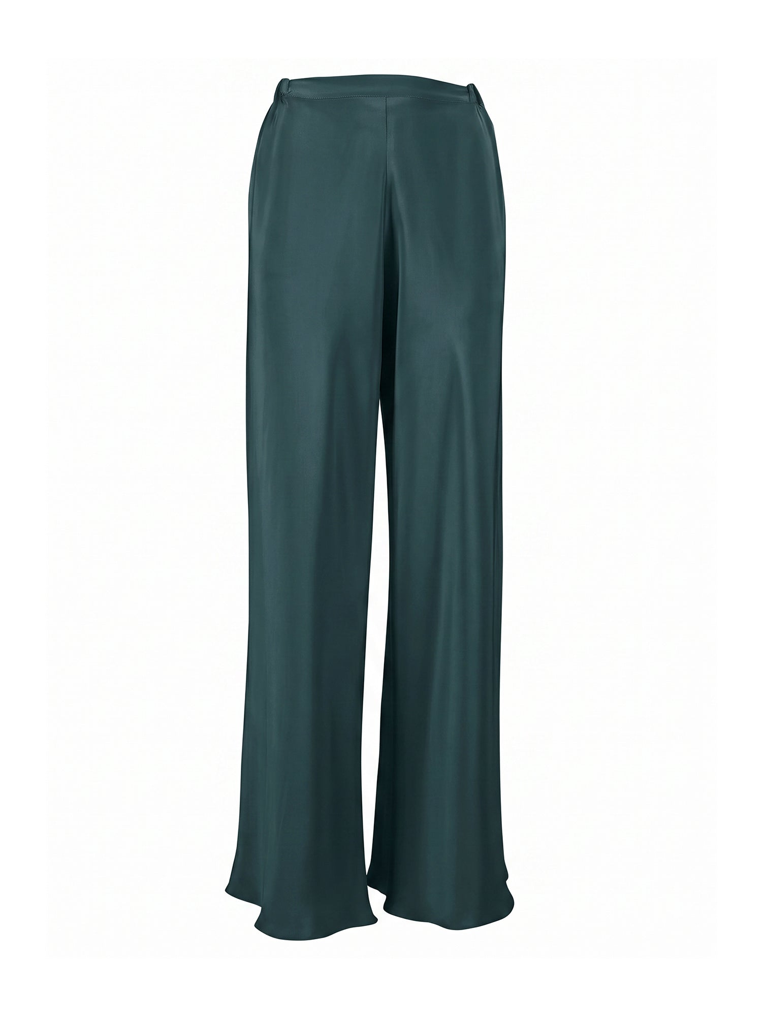 Chute Wide-Leg Silk Pants