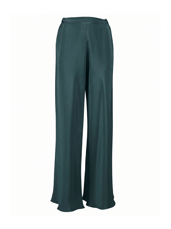 Chute Wide-Leg Silk Pants