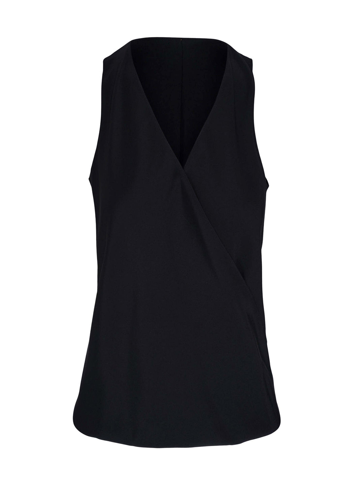 Tide Silk Wrap Top