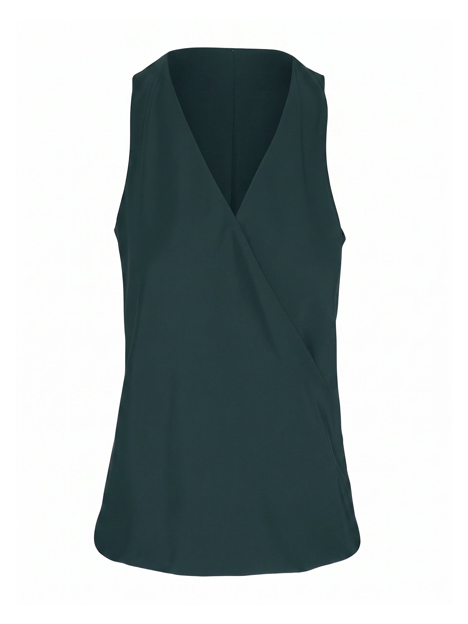 Tide Silk Wrap Top