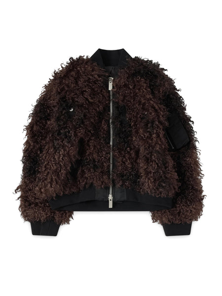 Sacai | Curly Faux Fur Blouson – Kirna Zabête