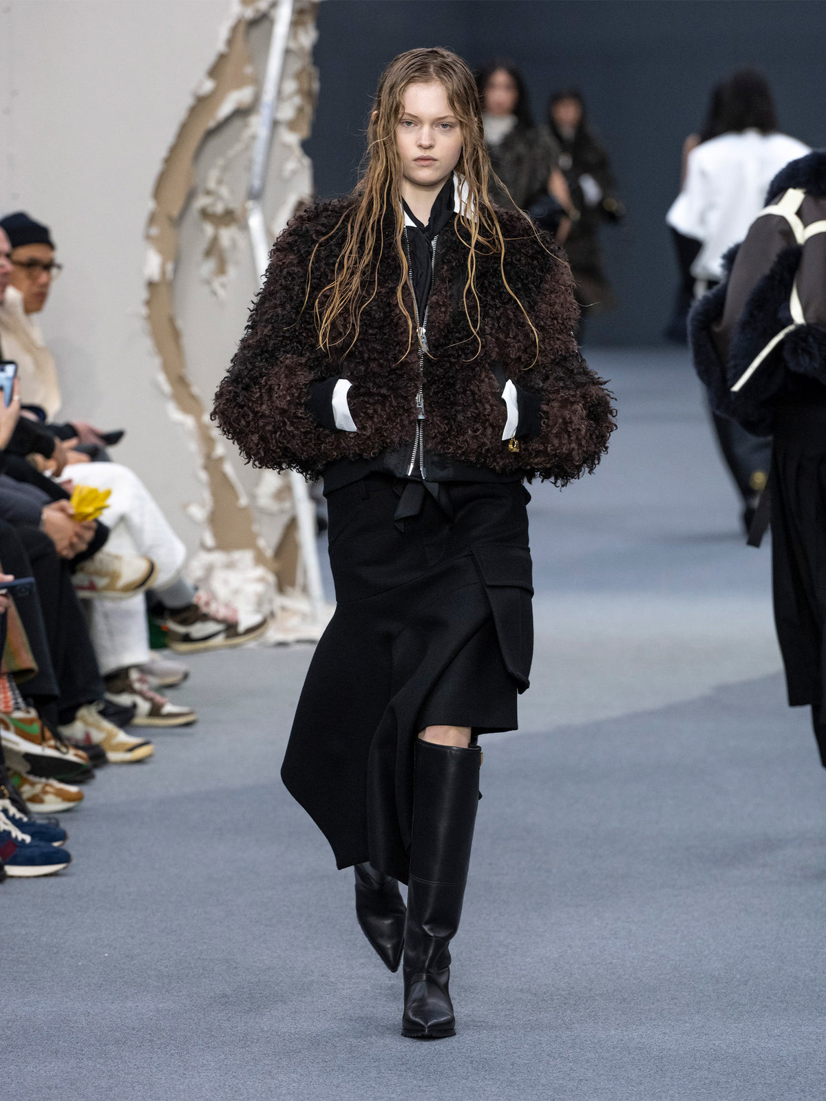 Curly Faux Fur Blouson