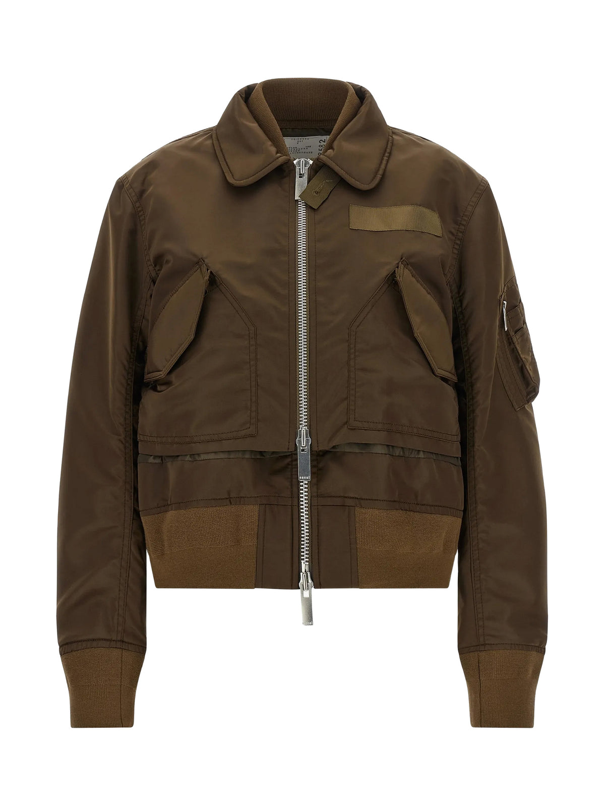 Layered Nylon Twill Blouson