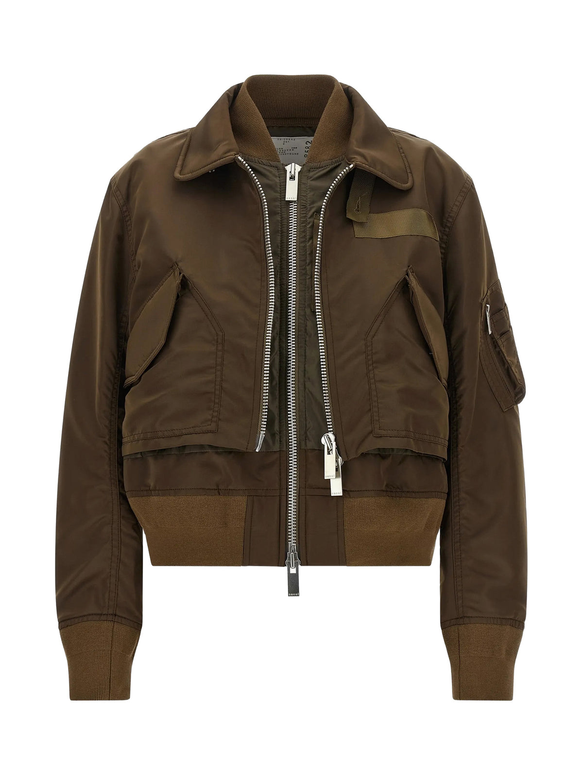 Layered Nylon Twill Blouson