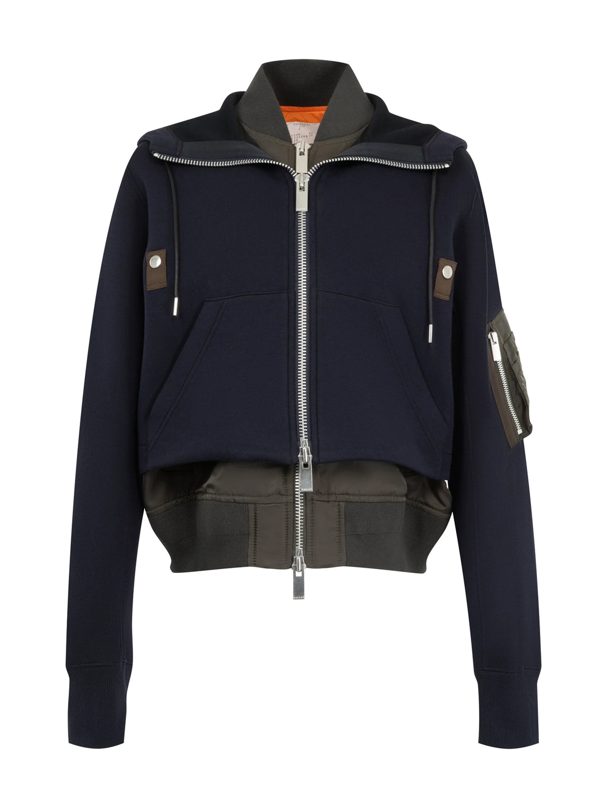 Layered Sponge Sweat Hoodie