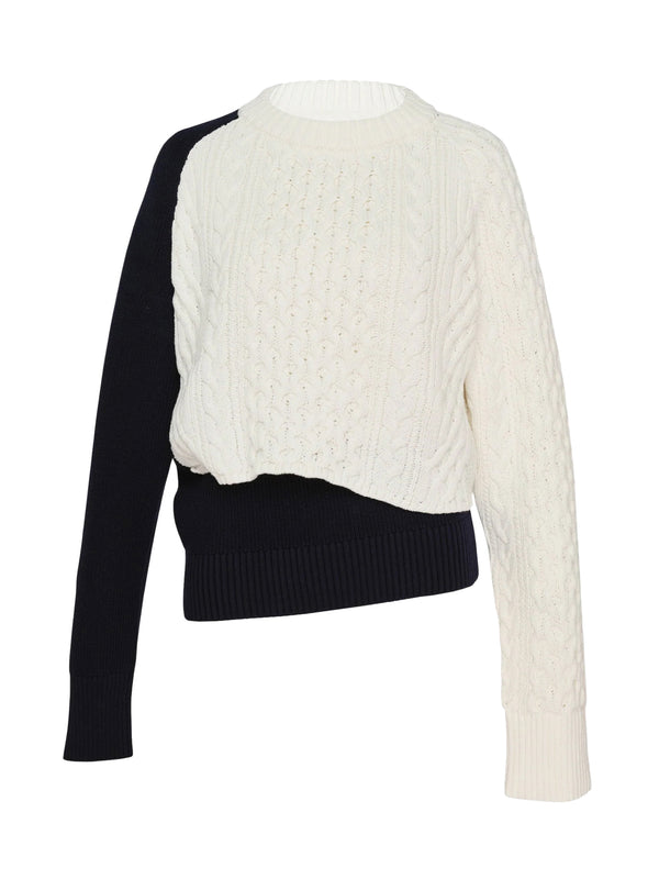 Cotton Cashmere Knit Pullover