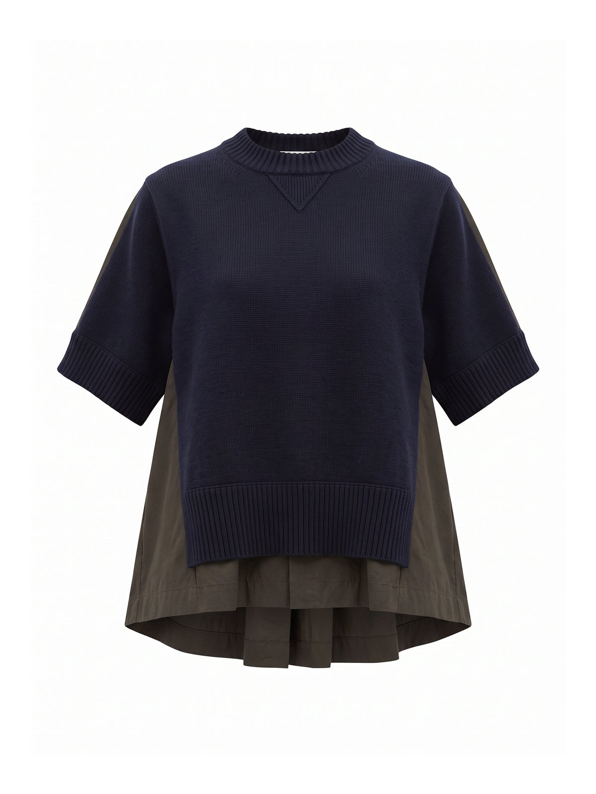 Cotton and Cashmere Layered Top