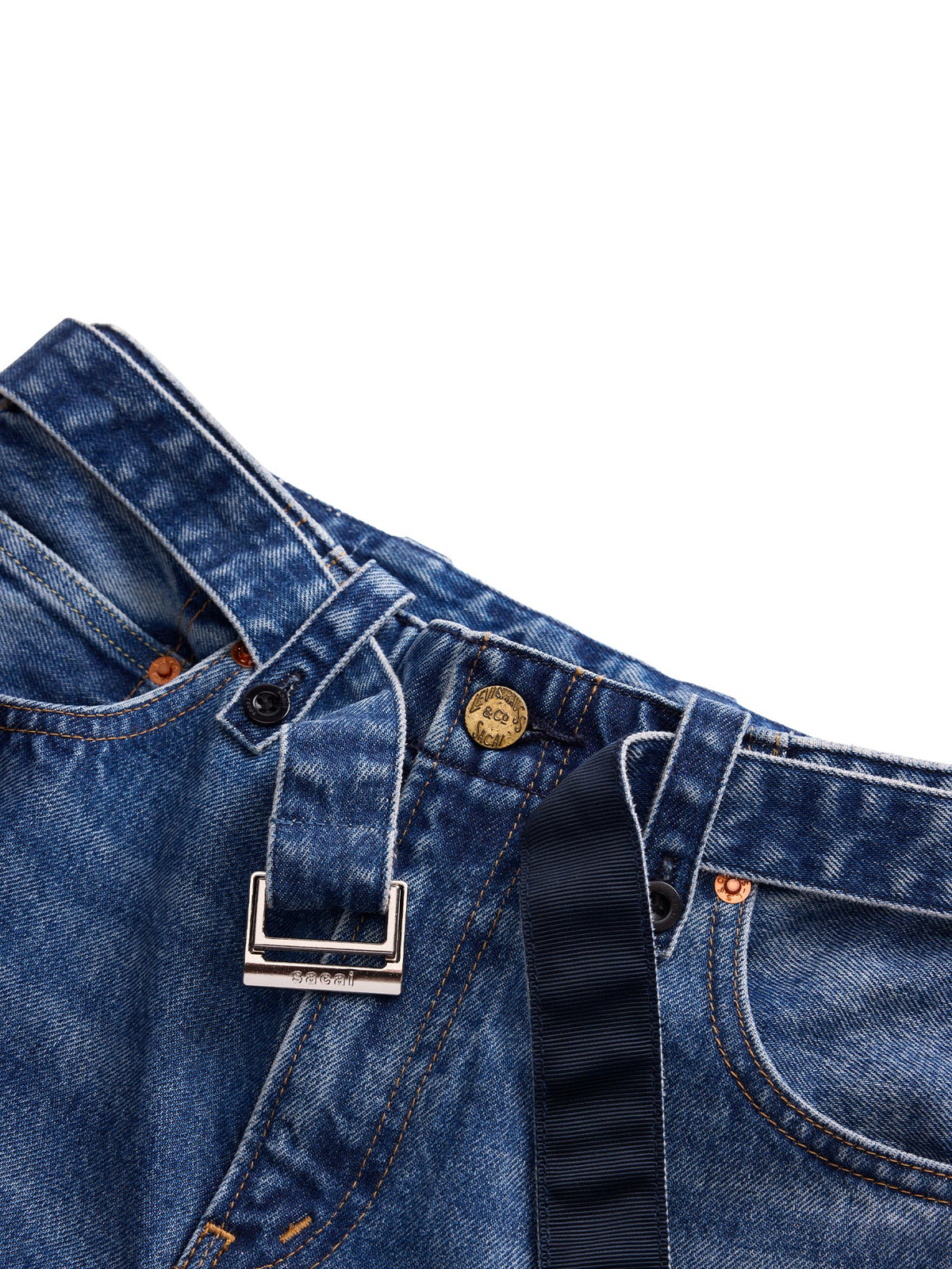 Levi's® x sacai Belted Wide-Leg Jeans