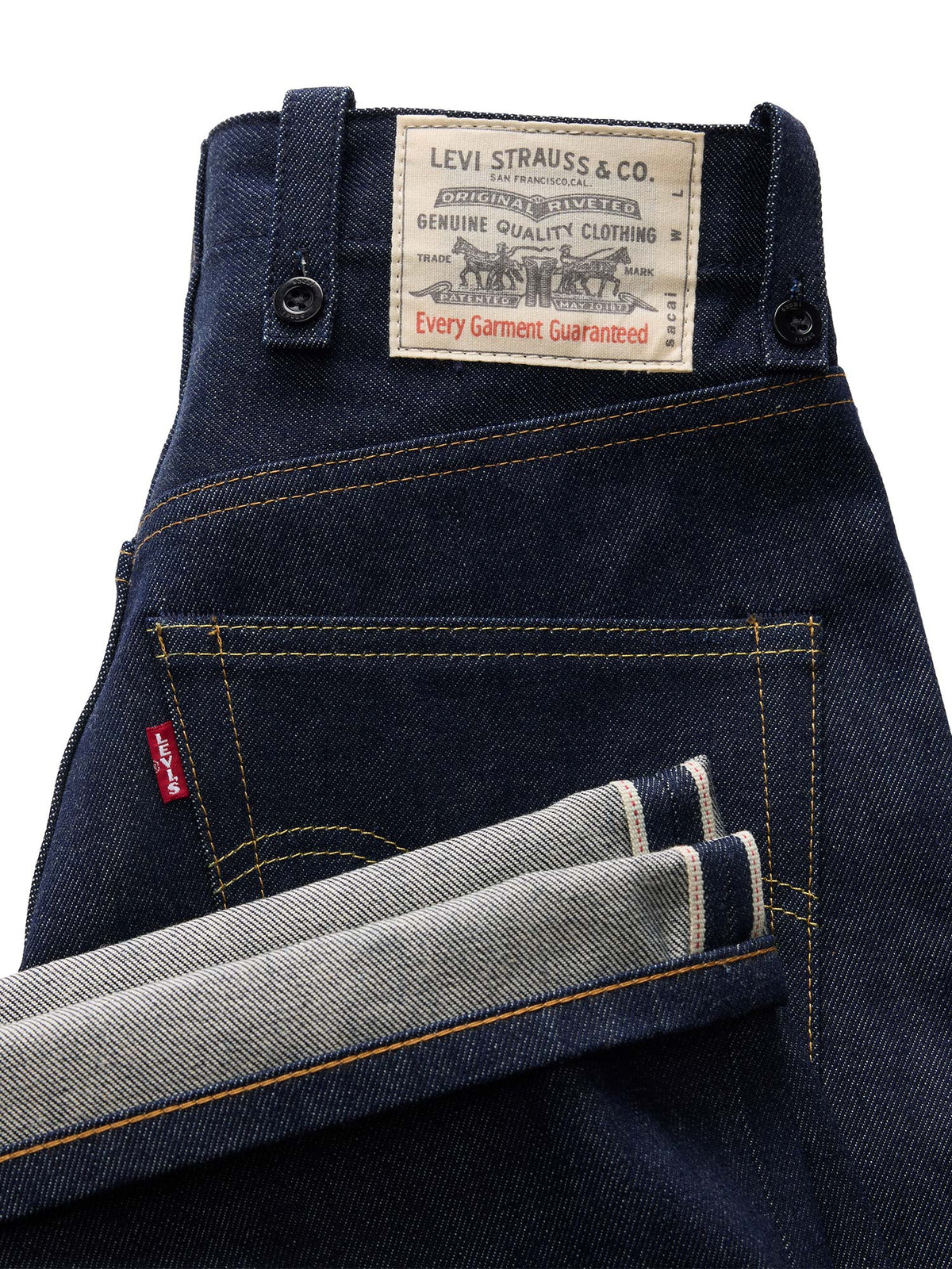 Levi's® x sacai Belted Wide-Leg Jeans