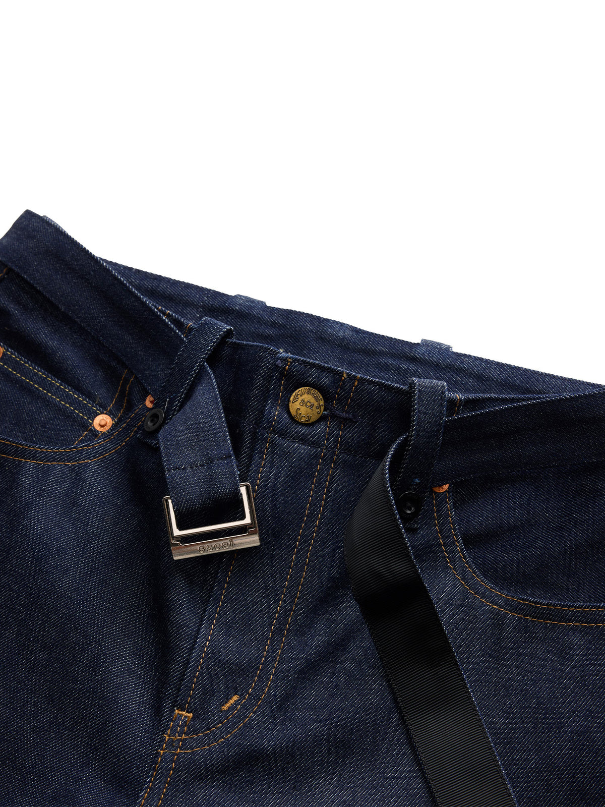 Levi's® x sacai Belted Wide-Leg Jeans