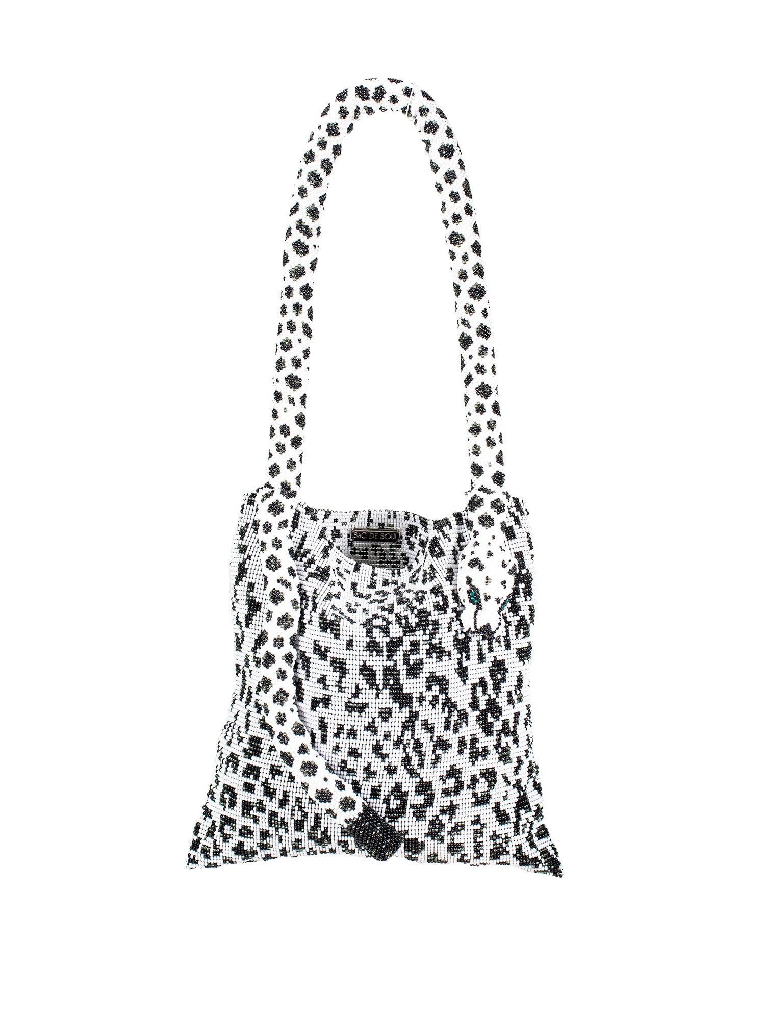 White and Black Leopard Felidea Bag