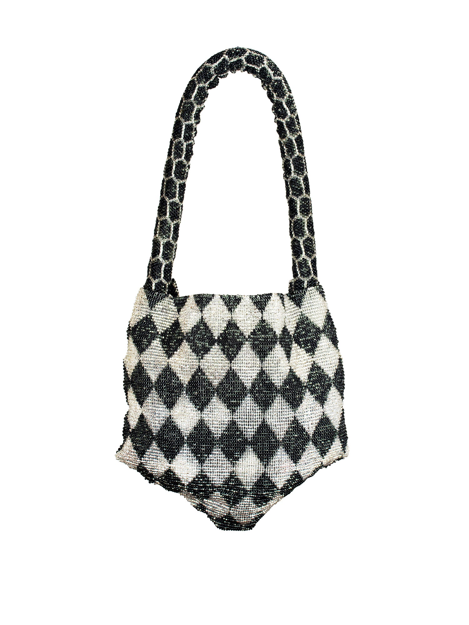 Black and Silver Mini Serpent Bag