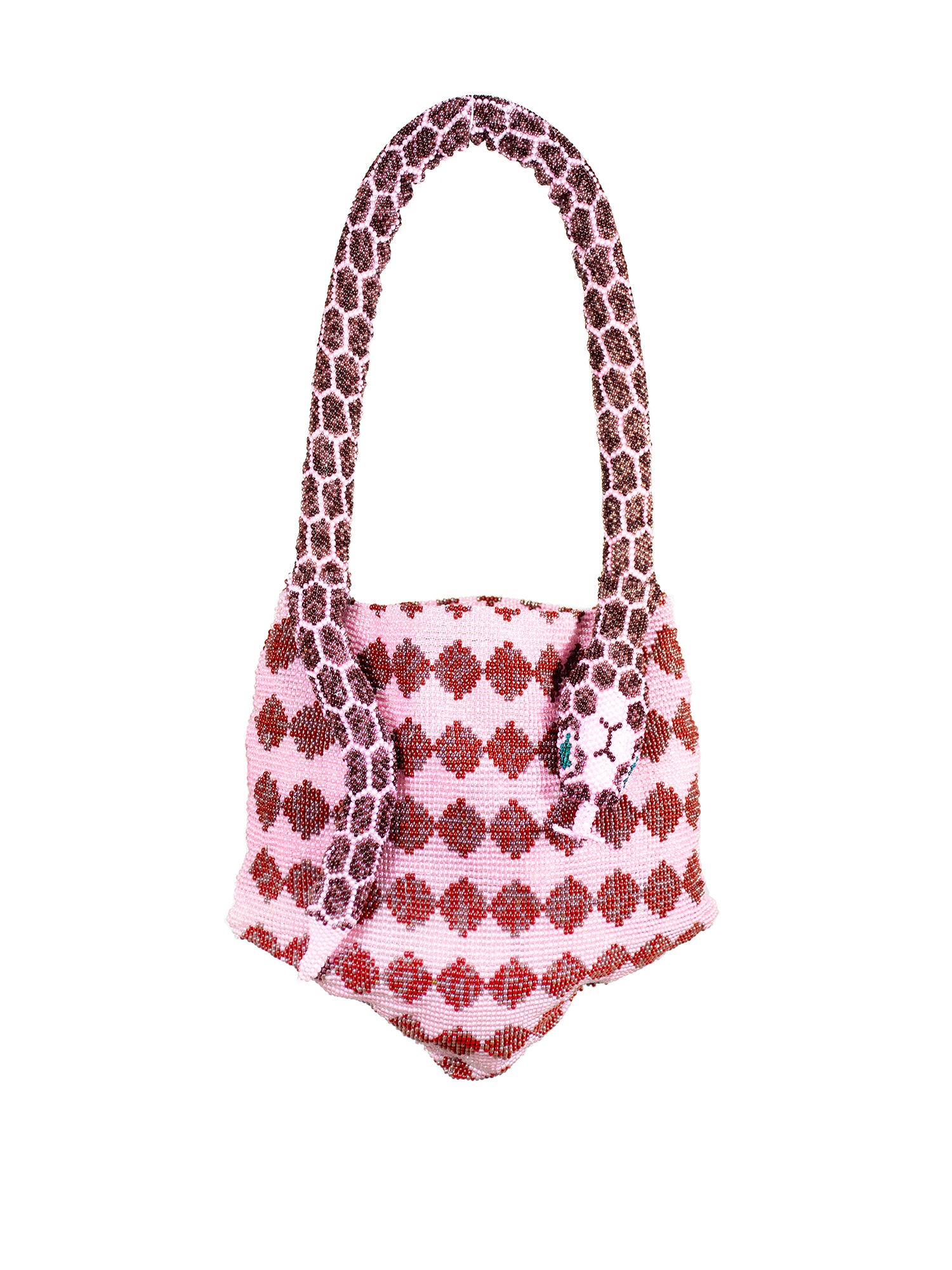 Light and Dark Pink Mini Serpent Bag