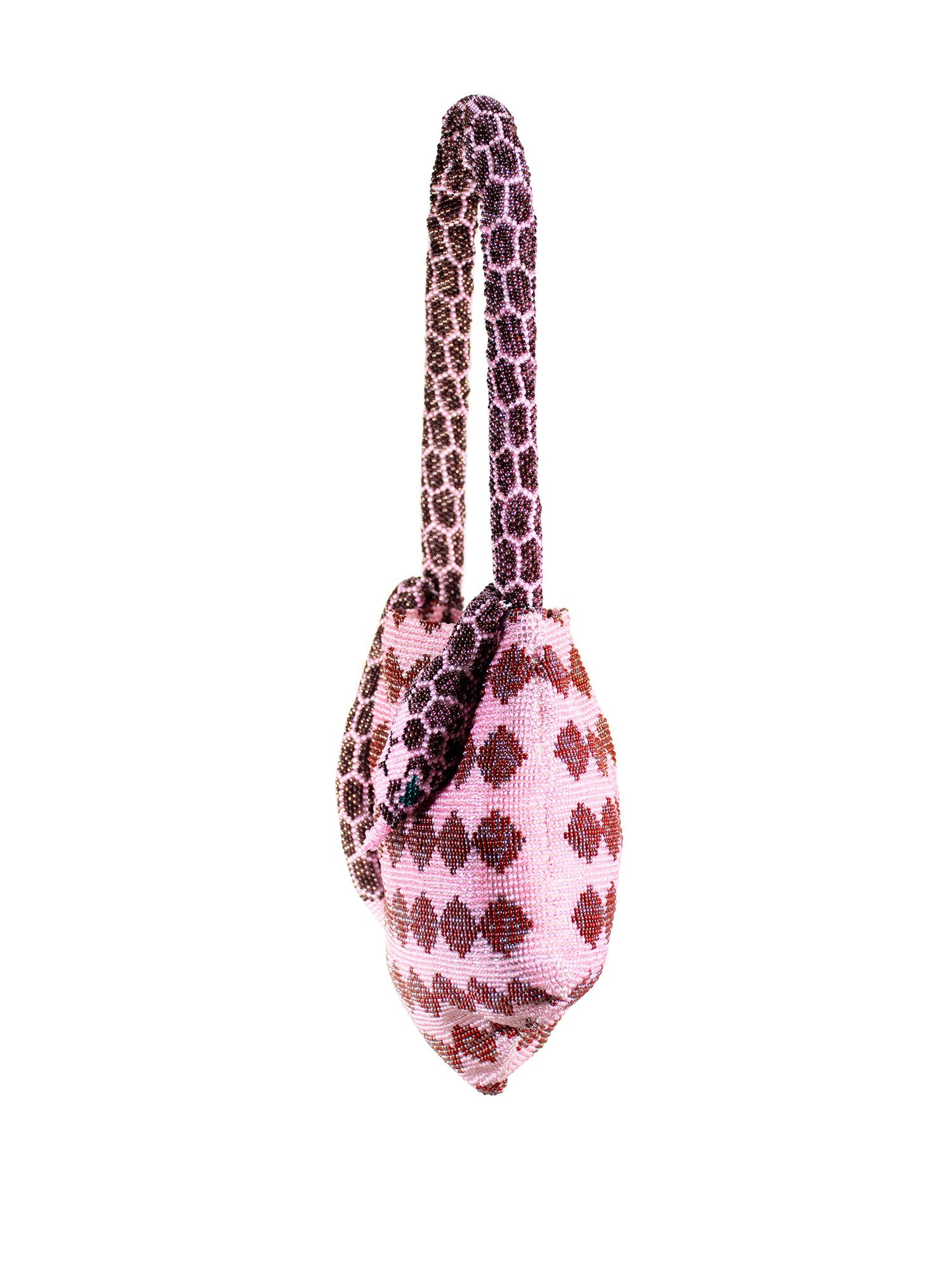 Light and Dark Pink Mini Serpent Bag