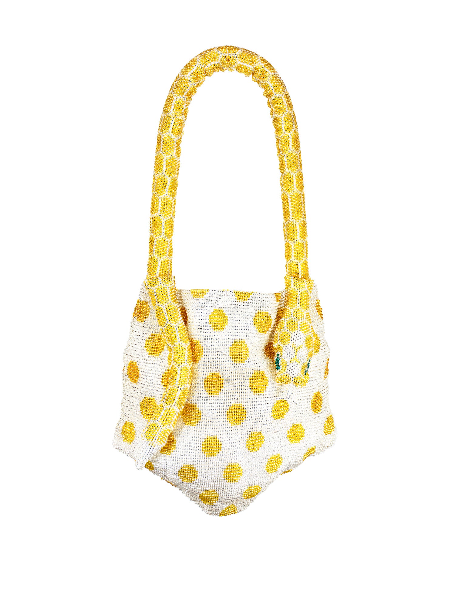 Silver and Yellow Mini Serpent Bag