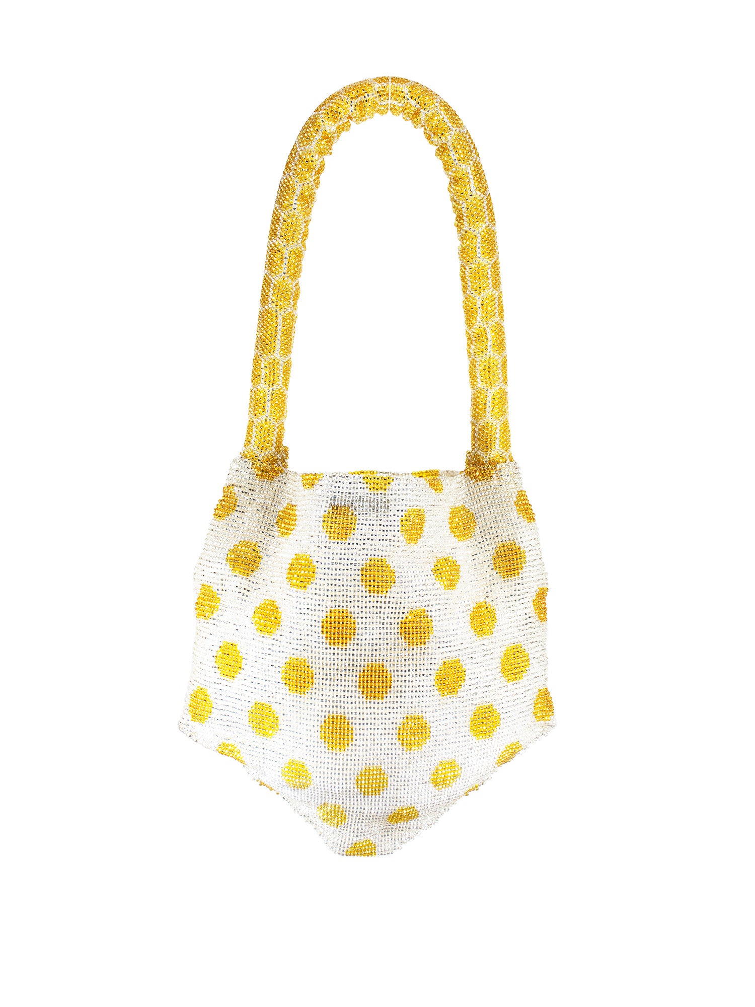 Silver and Yellow Mini Serpent Bag