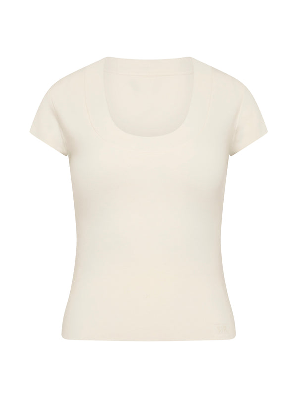 Mikkel Merino Wool Scoop Top
