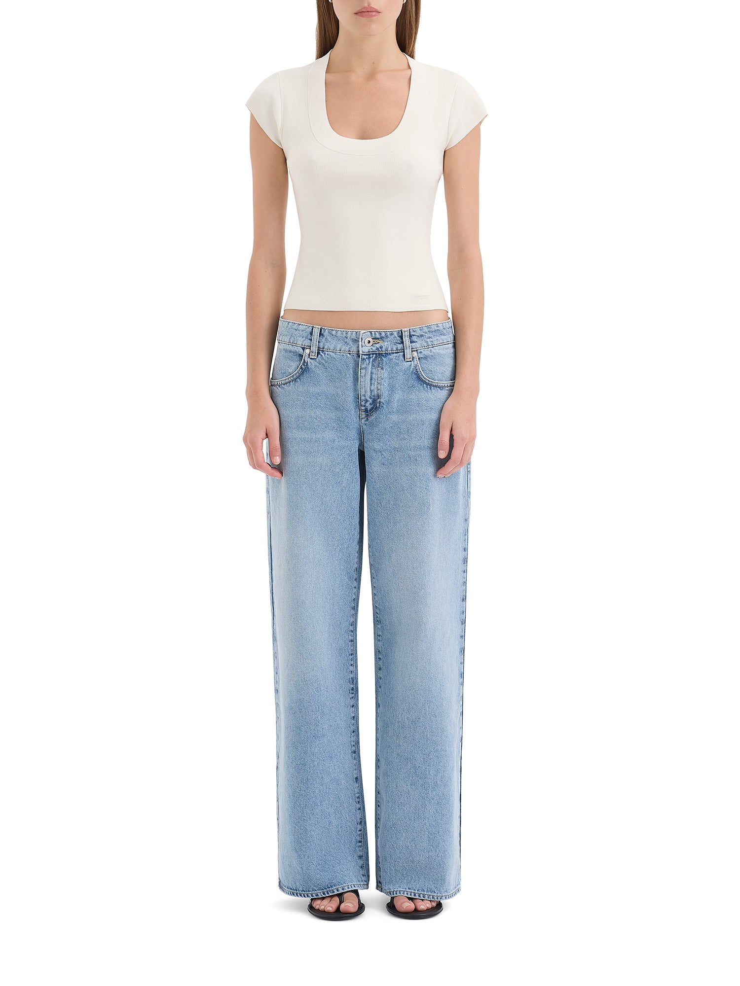 Mikkel Merino Wool Scoop Top