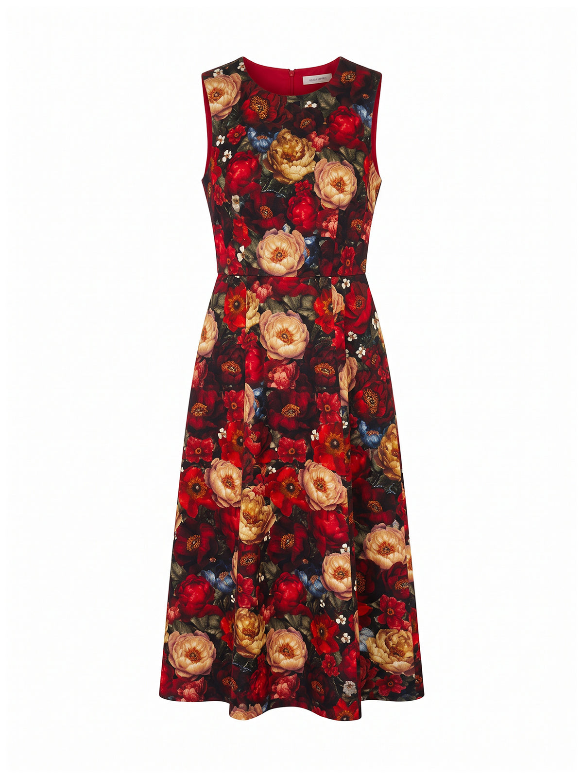 Eloise Floral Wool-Silk Dress