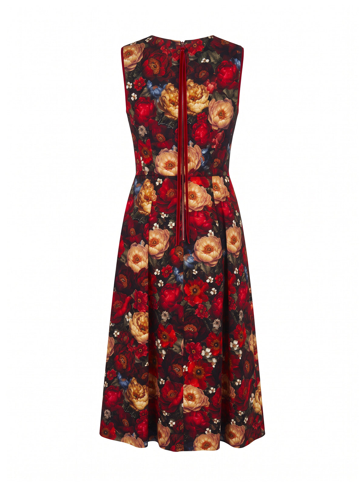Eloise Floral Wool-Silk Dress